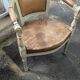 Pair of cabriolet armchairs