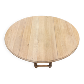 Petite table Gateleg en chêne vernis