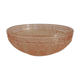 Pink glass bowl
