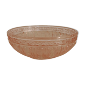 Pink glass bowl