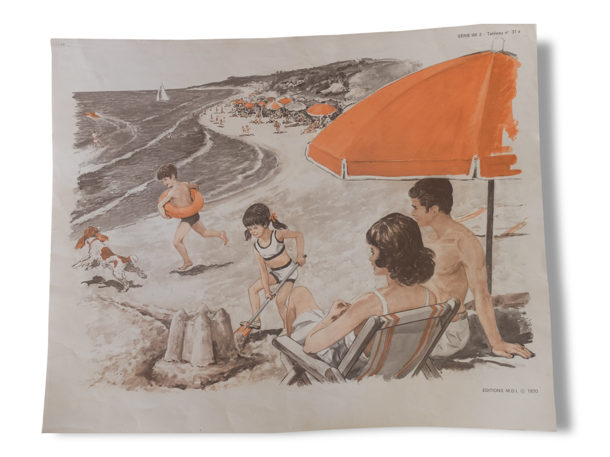 School poster of oral expression Editions MDI - IM2 n ° 32A / 31A