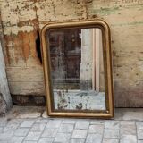 Large napoleon III rectangular mirror 76x109cm