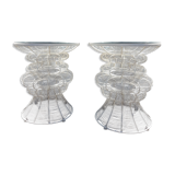 Paire de tables d'appoints