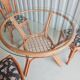 Rattan garden furniture