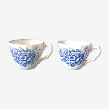 Duo de tasses en porcelaine anglaise