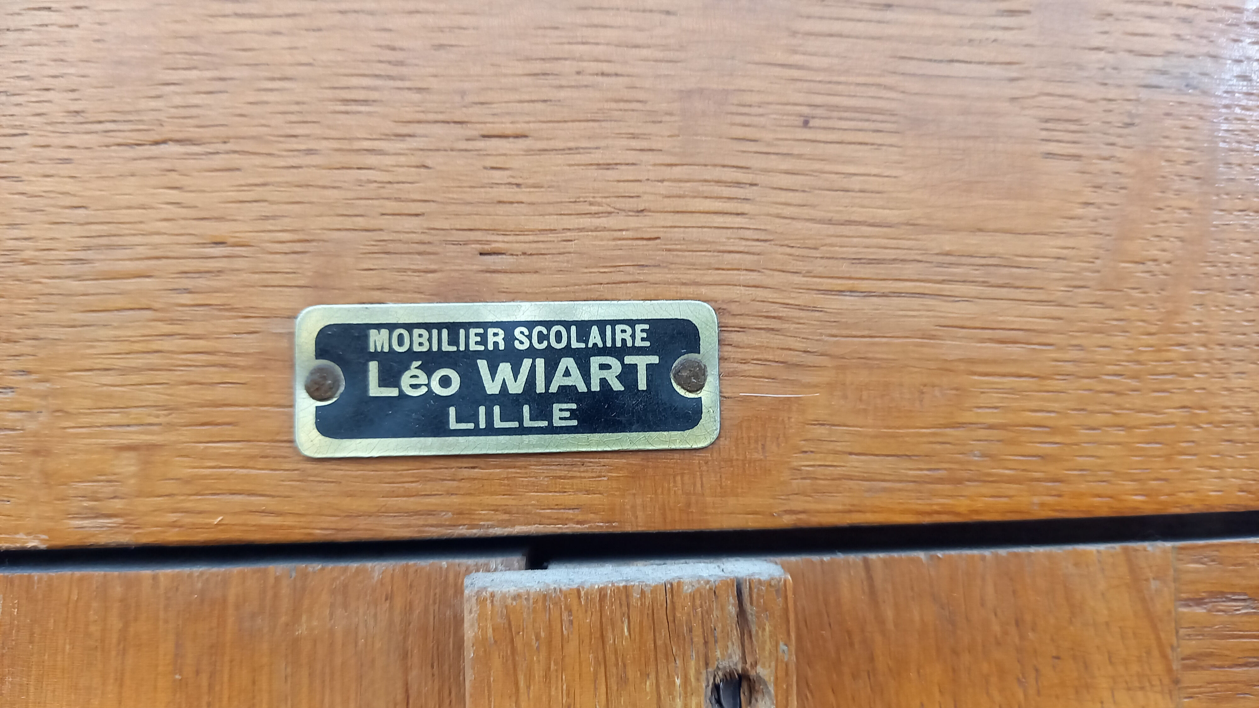 Glazed school wardrobe/bookcase - Vintage