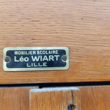 Glazed school wardrobe/bookcase - Vintage