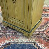 19th century English bedside table in painted fir