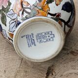 Gien earthenware jug, Peonies model