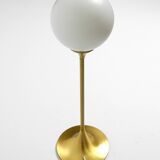 1960s table or floor lamp with a large glass ball from Sölken Leuchten