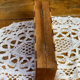 Travel chess set, in marquetry, magnetic pieces