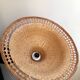 Braided wicker hanging