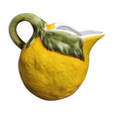 French vintage water jug in the shape of a lemon