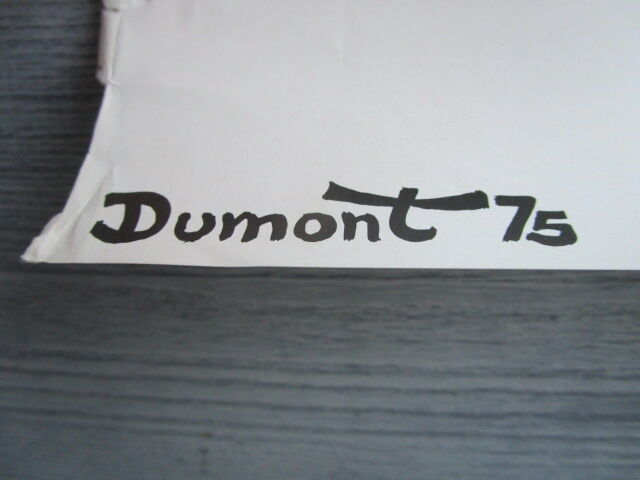 1975 poster ratp old dumont-against smoking-60x40