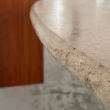 Grey travertine table
