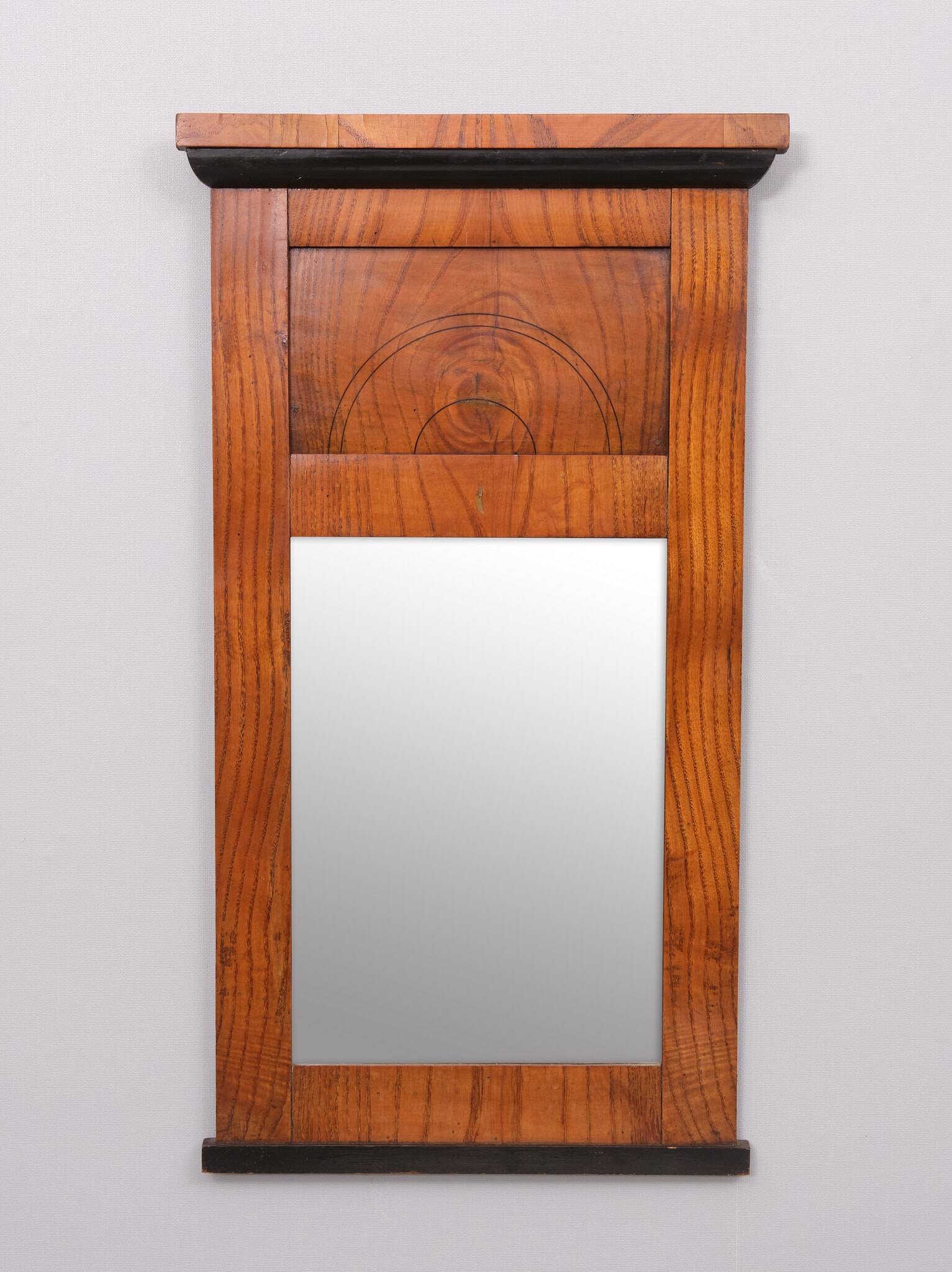 Small Biedermeier Ash Mirror, c. 1830s Germany