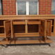 Sideboard fish oak 1940 art deco modernist Gaston