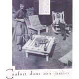 Gilles Sermadiras for Maison et Jardin, “Deauville” rocking chair, France, 1950