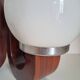 Vintage wooden wall light
