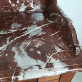 Burgundy marble dressing table