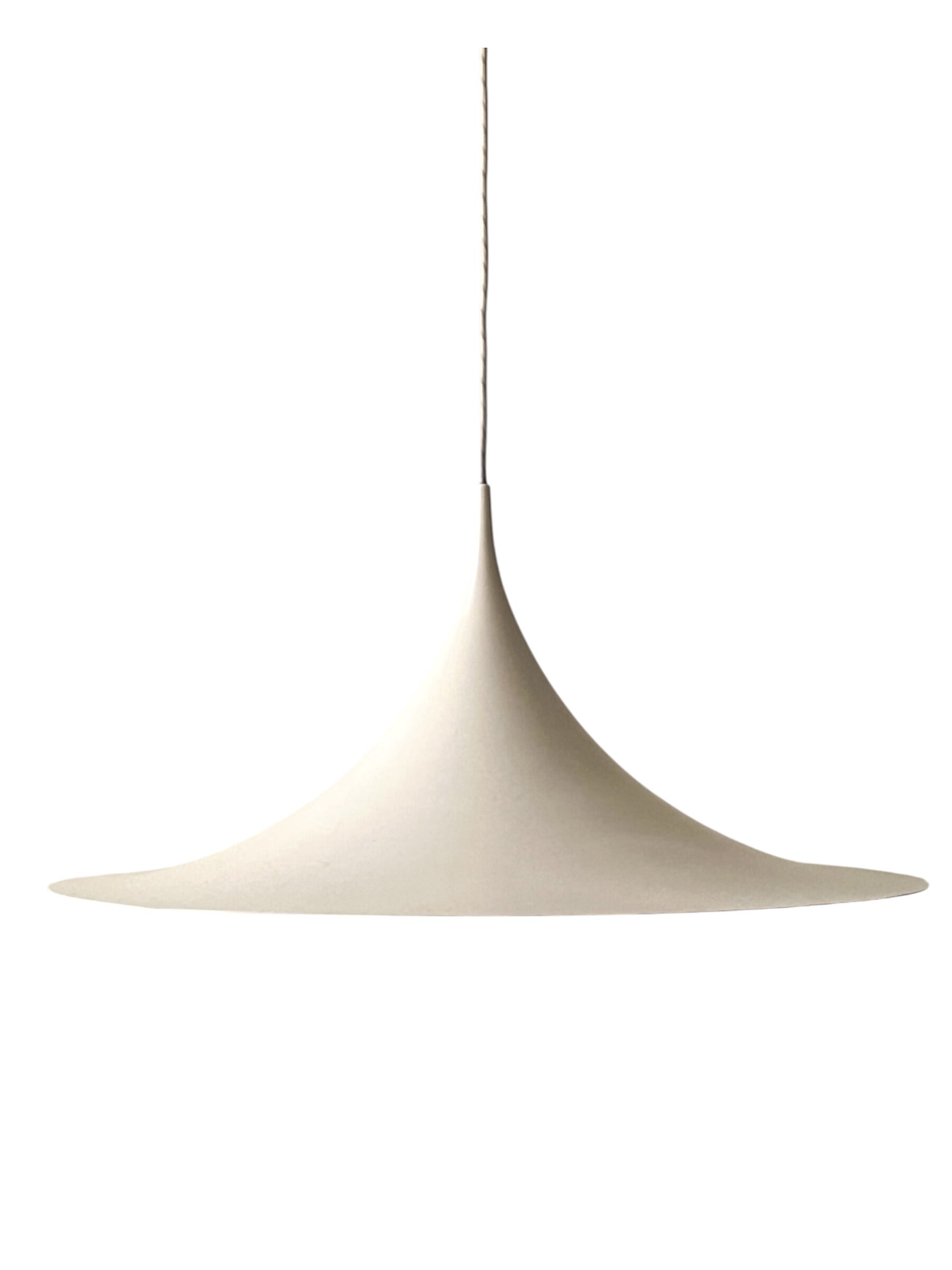 Suspension XL white metal tulip by C. Bonderup & T. Thorup, design Gubi