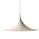 Suspension XL white metal tulip by C. Bonderup & T. Thorup, design Gubi