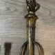 Pair of wall sconces in gilded brass – 2 lights – Louis XVI style