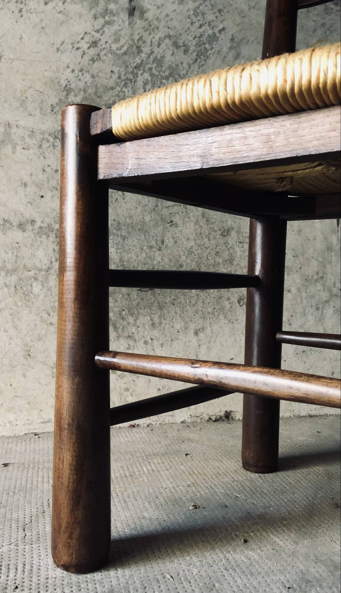 Set of 6 chairs in Brutalist style / Georges Robert