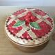 Large earthenware dish, slipware finish, Sarreguemines, France.