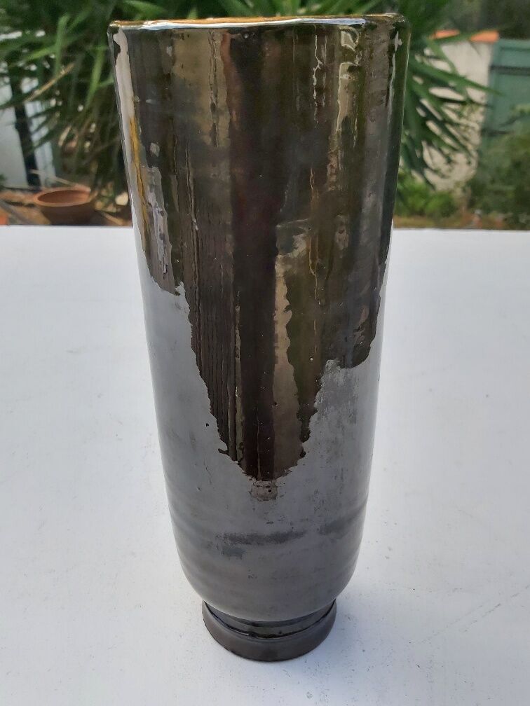 Ceramic vase the Poterie Dieulefit 33 cm