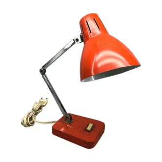 lampe de bureau ou de chevet de couleur orange