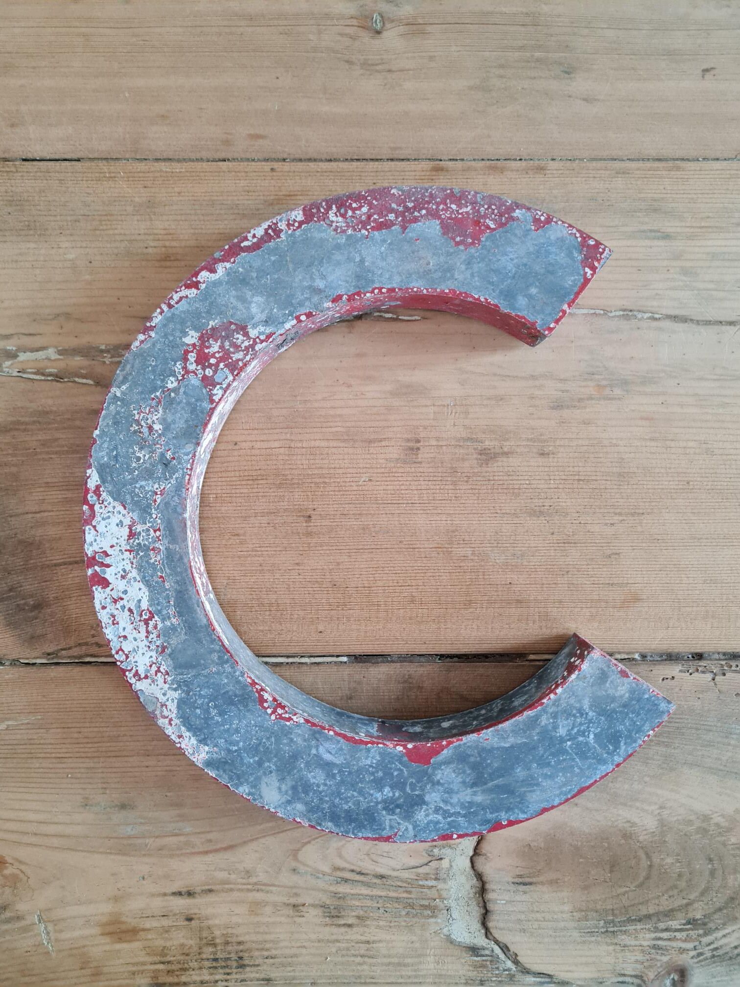 Vintage antique sign letter