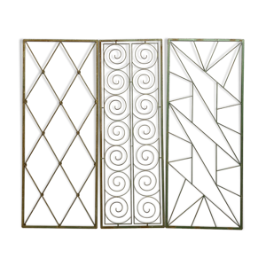 3 grilles d’ascenseur