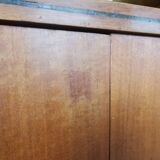 Vintage storage cabinet from the 60s, walnut.