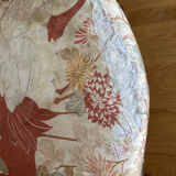 Violin-backed cabriolet armchair, in the Louis XV style.