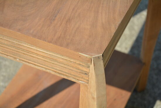 Coffee table, double tray of years 50