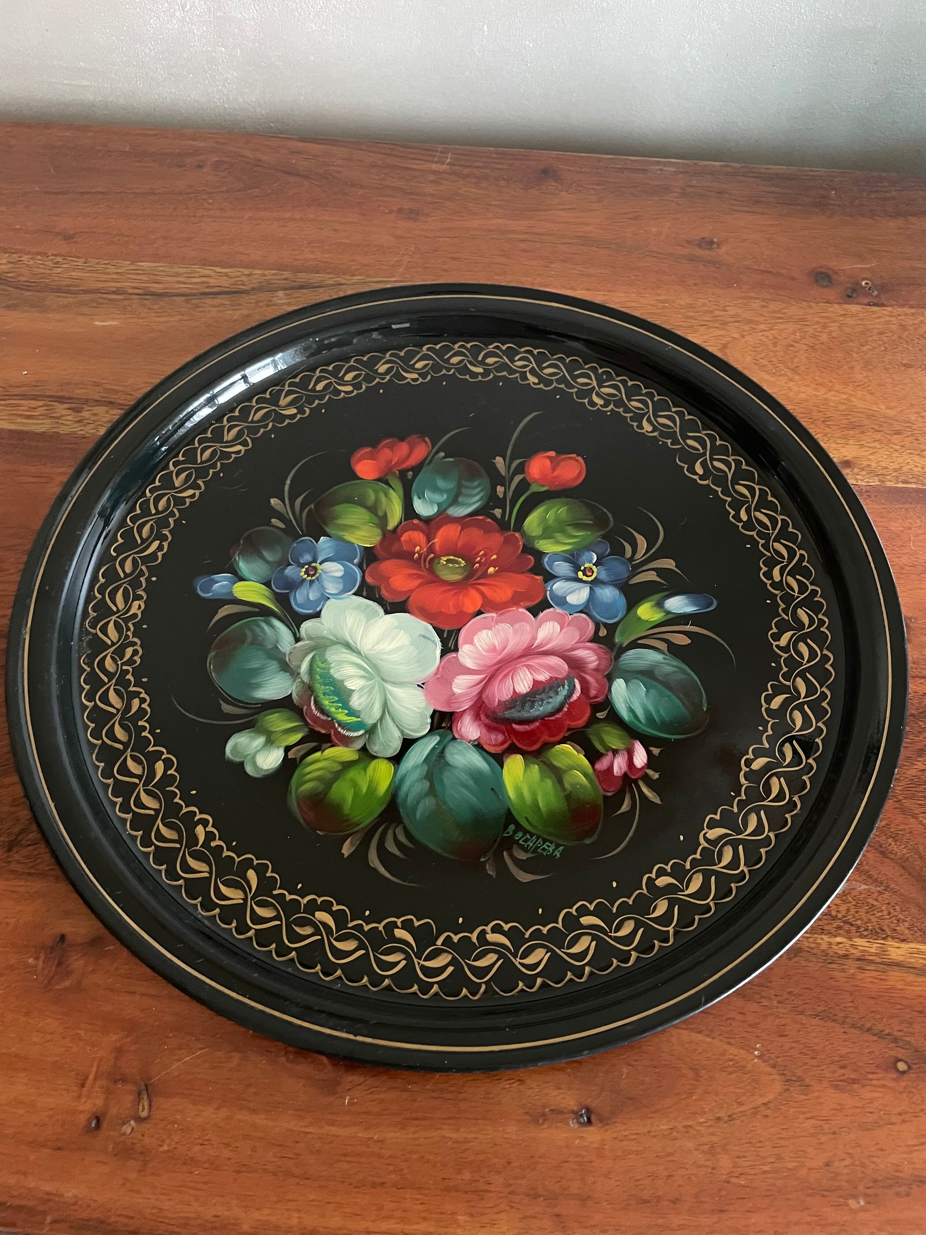 Iron top decoration flowers