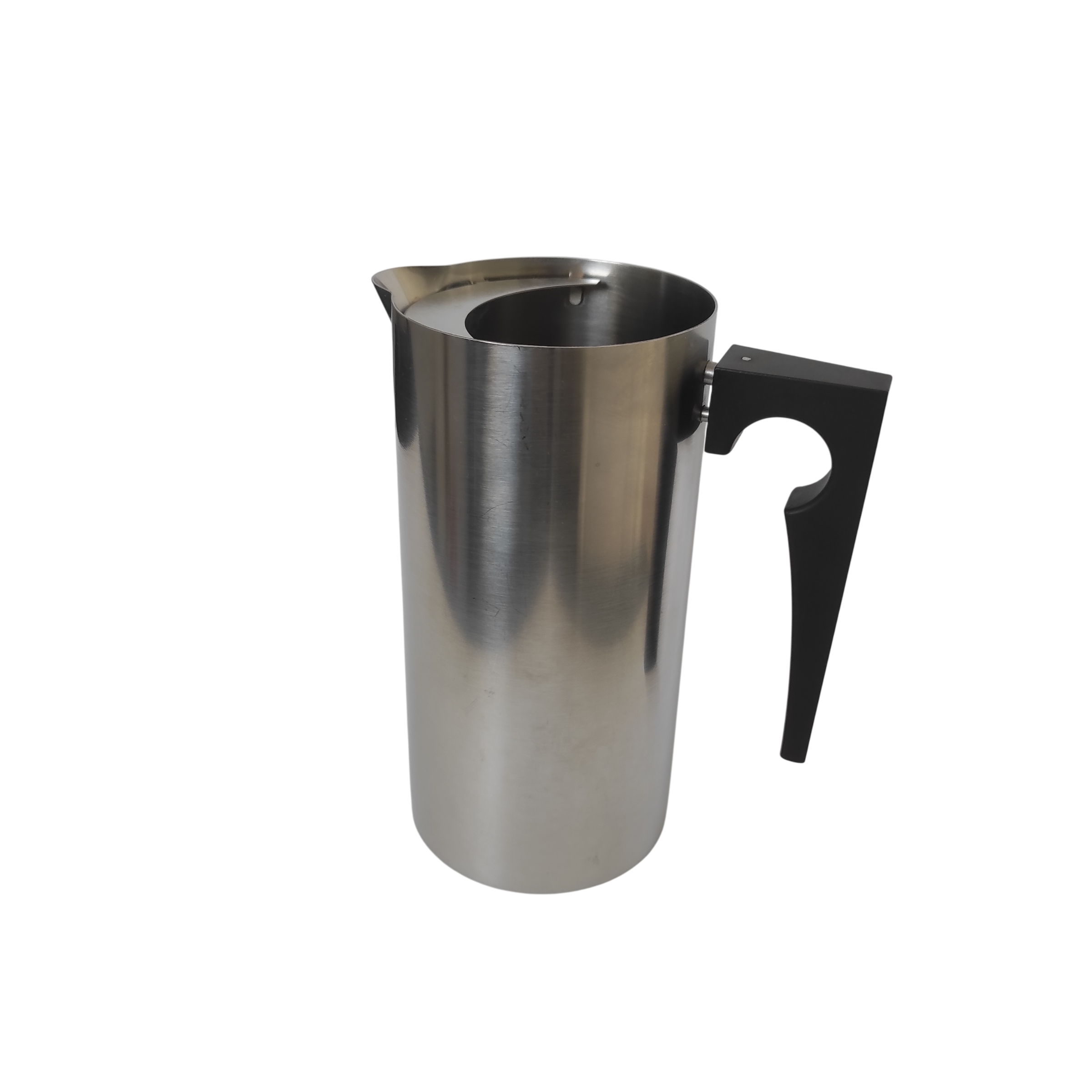 Stainless steel pitcher Icelip, Arne Jacobsen for Stelton, Cylinda line
