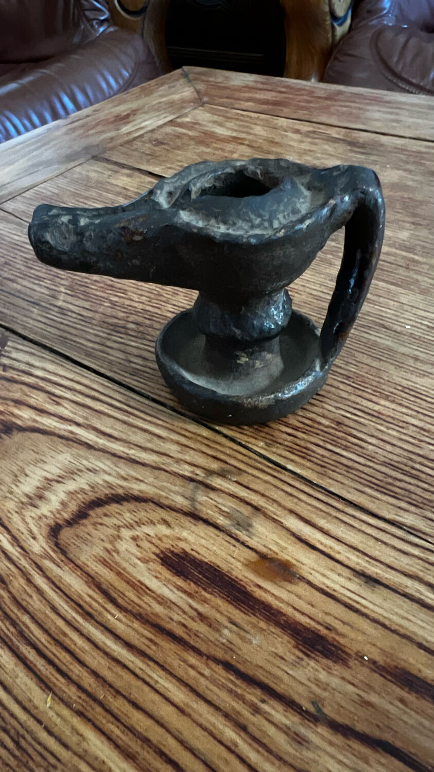 Antique oil lamp