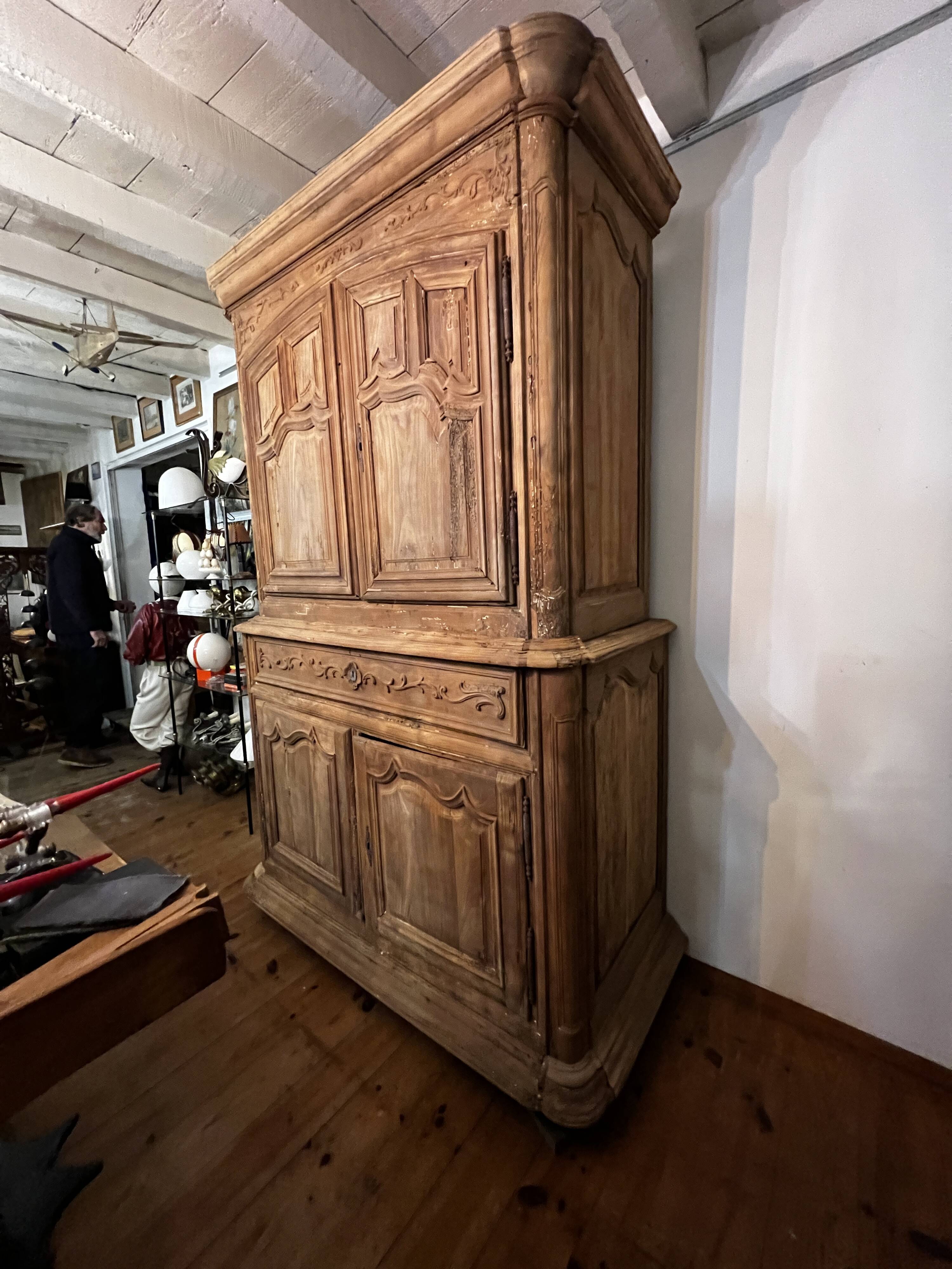 Two bodies cherry wood buffet