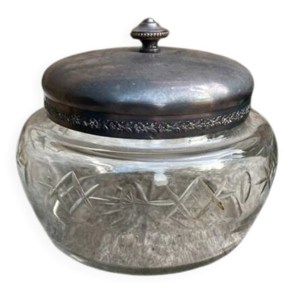 Bonbonnière cristal et argent — Beyit