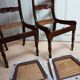 Pair of English Mahogany Sheraton Side Chairs, 1830s