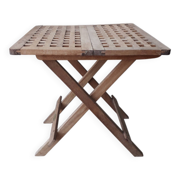 Table basse pliante en bois