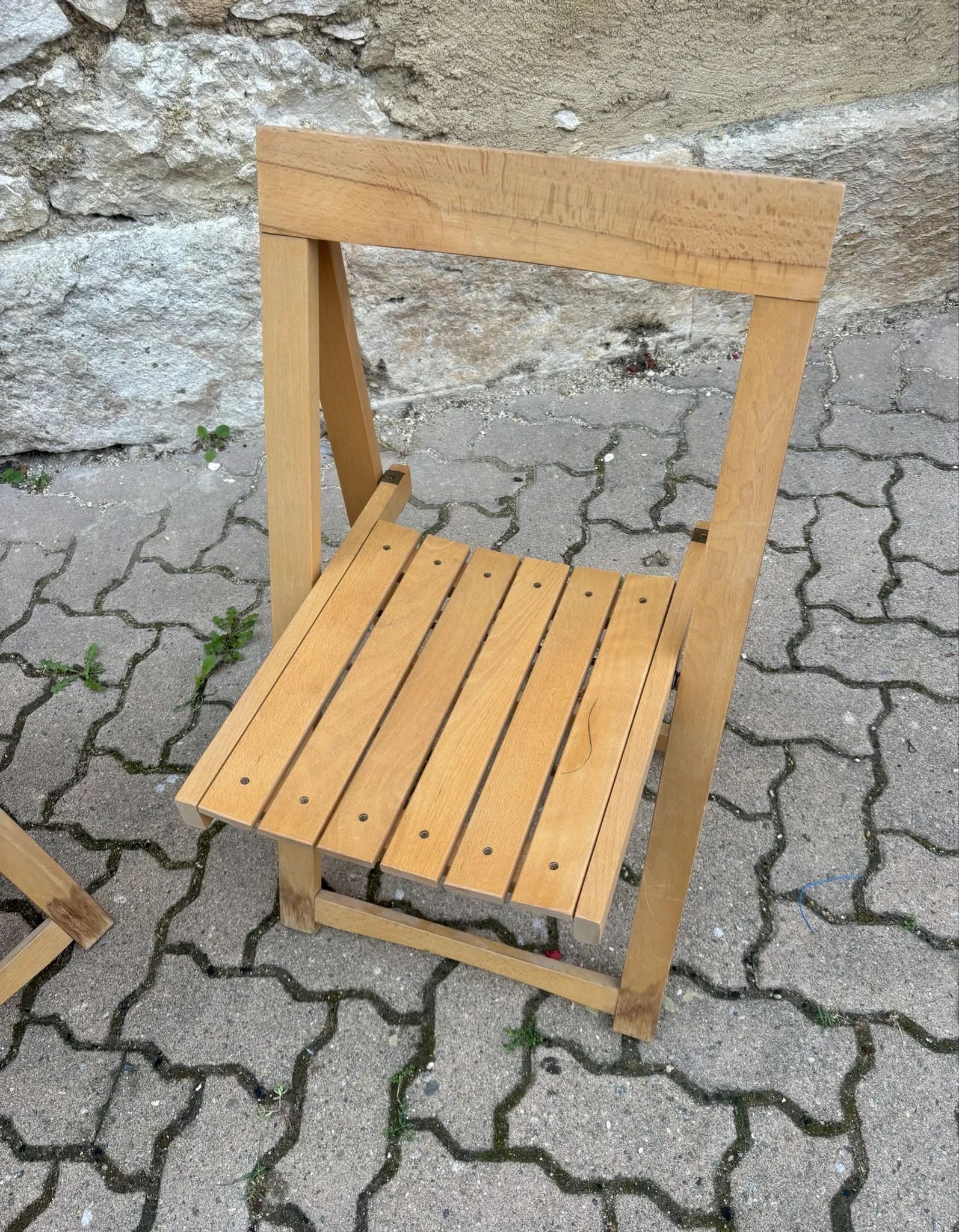 Vintage folding chairs Trieste – Aldo Jacober 1960