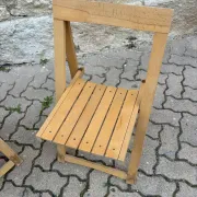 Vintage folding chairs Trieste – Aldo Jacober 1960