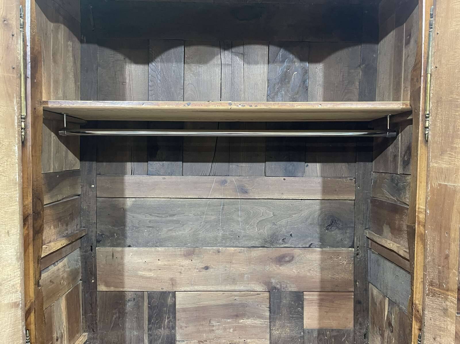 Wedding armoire from Rennes dated 1857 and signed François fils Denot.