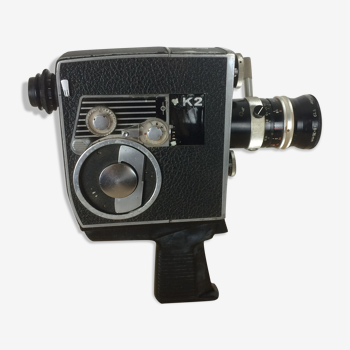 Caméra 8mm K2 Bolex Baillard 1964 avec sacoche