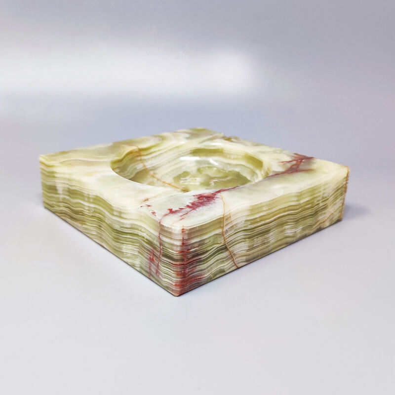 Smoking set in onyx, Made in Italy 1960