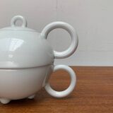 Teapot and cup from the vintage postmodern German Fantasia series by Matteo Thun for Arzberg, 1980s, set of 2.