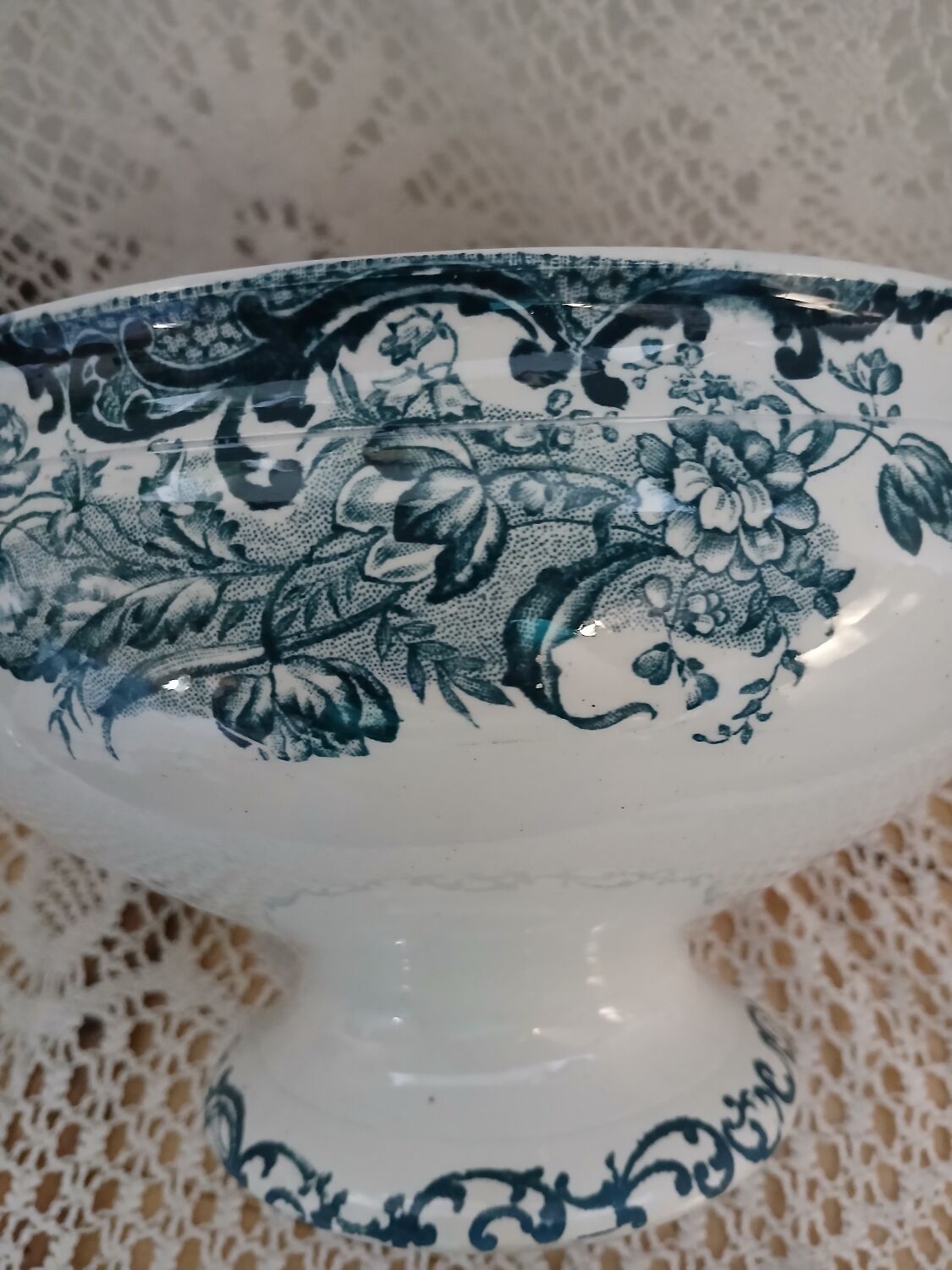 Antique Ironstone Soup Tureen